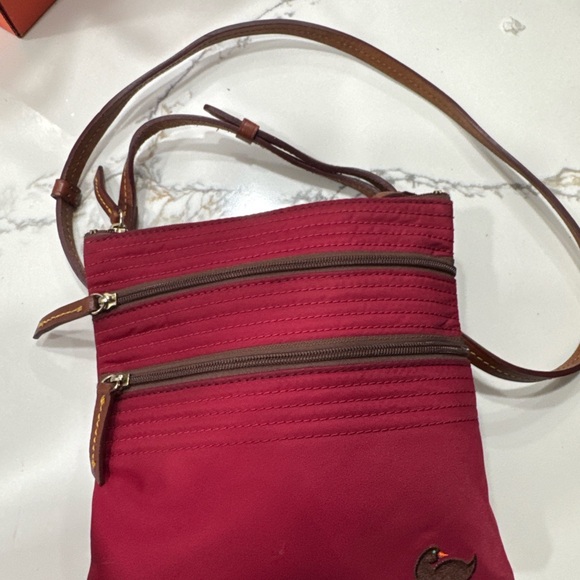 Dooney & Bourke Burgundy Crossbody Bag - Picture 5 of 5